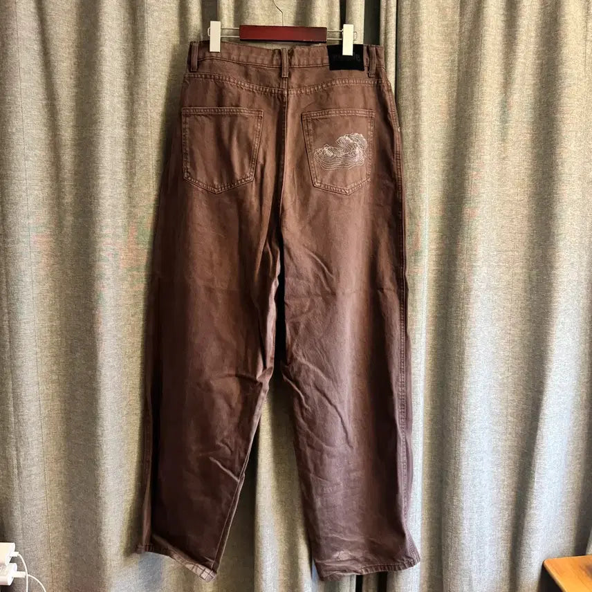 [BUNJANG] SUADE Blue Wide Pants L / SUADE BLUE JEANS 브라운 와이드 팬츠 L