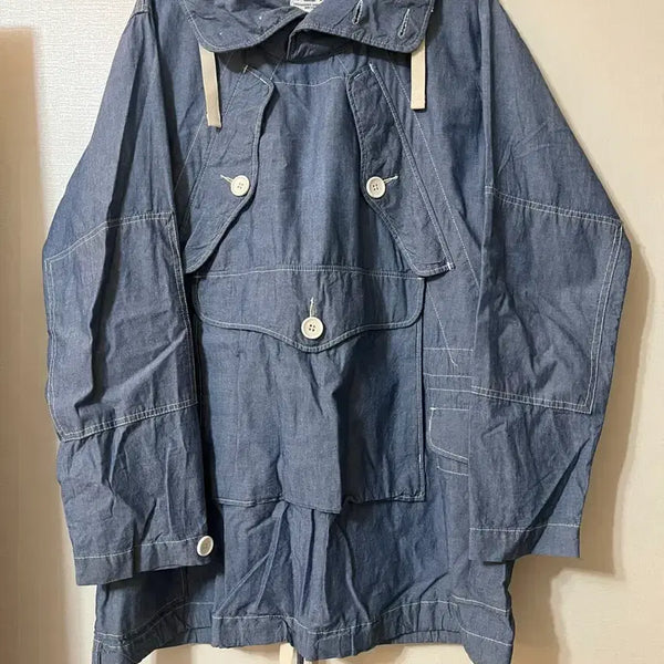 [BUNJANG] Engineered Garments Chambray Anorak (Size S) / [S]엔지니어드 가먼츠 샴브레이 아노락