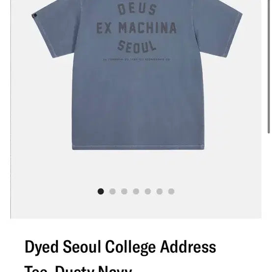 [BUNJANG] Deus Ex Machina Navy T-Shirt L / 데우스 엑스 마키나 네이비 새상품 L사이즈