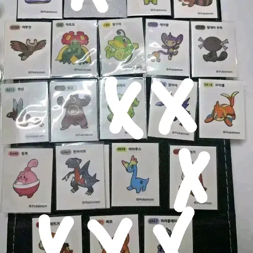 [BUNJANG] Pokemon Stickers / 포켓몬 띠부씰 팝니다
