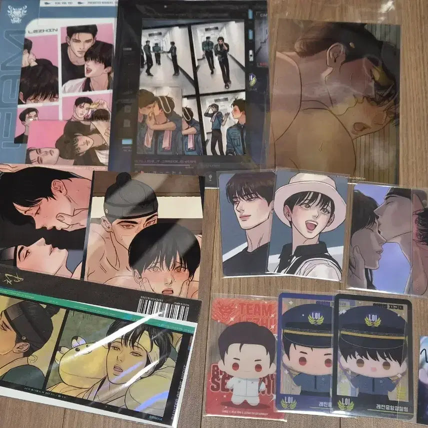 [BUNJANG] Yahuep Official Art Book & Merchandise Bundle Set / 야화첩 팀레진 아밝 네컷, 뽀시래기, 특전, 창신집 인화사진 일괄 양도