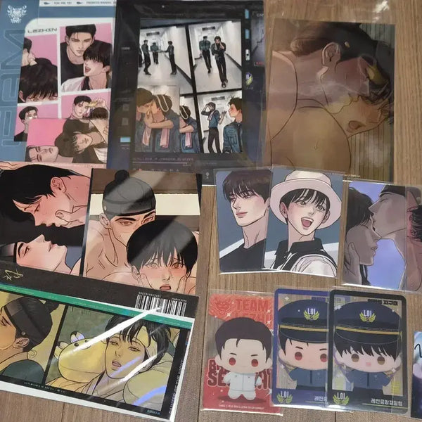 [BUNJANG] Yahuep Official Art Book & Merchandise Bundle Set / 야화첩 팀레진 아밝 네컷, 뽀시래기, 특전, 창신집 인화사진 일괄 양도