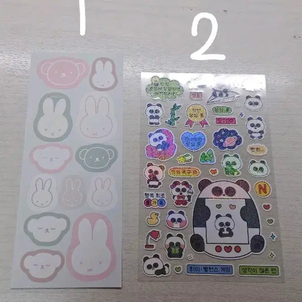 [BUNJANG] Daiso Sticker Set / 새상품) 다이소 스티커 (2장에 500원!)