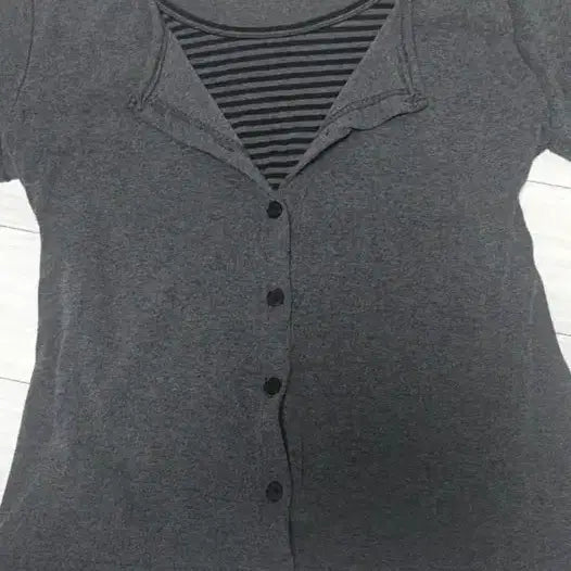 [BUNJANG] Long Sleeve Cropped T-Shirt / 긴팔크롭티(당일접수