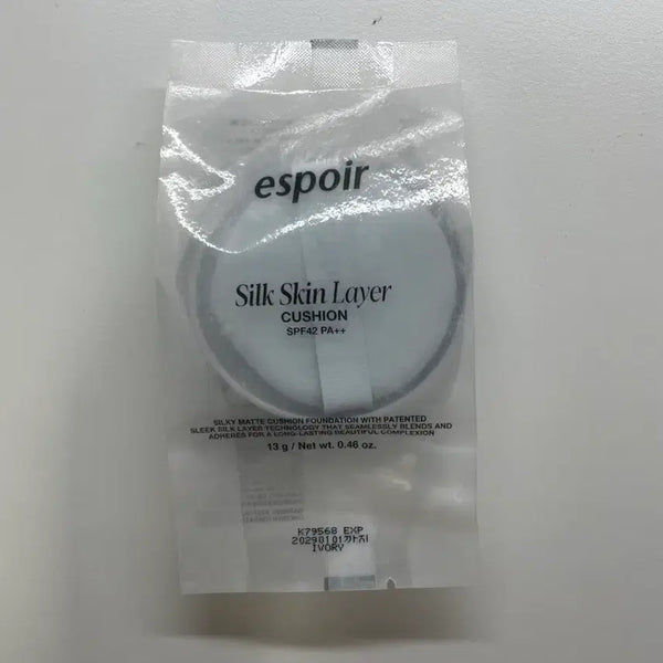 [BUNJANG] Espoir Silk Skin Layer Cushion Ivory / 에스쁘아 실크 스킨 레이어 쿠션