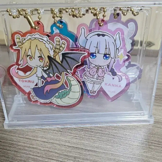 [BUNJANG] Miss Kobayashi's Dragon Maid Acrylic Keyring Bundle Set / 코바야시네 메이드래곤 아크릴키링 일괄