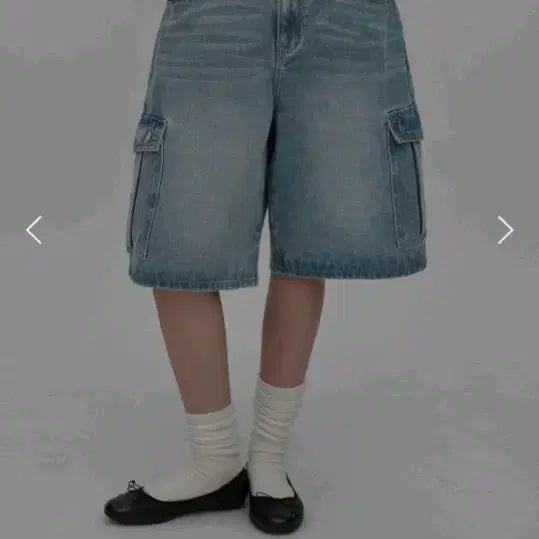 [BUNJANG] Black Up Current Cargo Bermuda Pants - Size S / [새상품] 블랙업 커런트 카고 버뮤다 팬츠 S