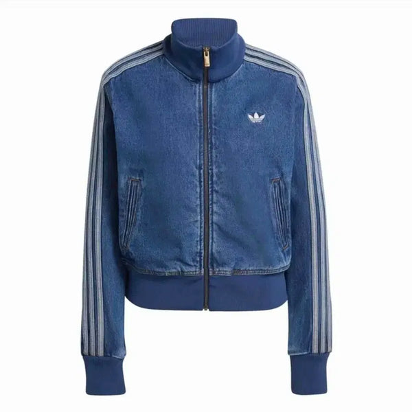 [BUNJANG] Adidas Firebird Denim Track Top Women L / 오늘만가격내림) 아디다스 파이어버드 데님 트랙탑 우먼 L