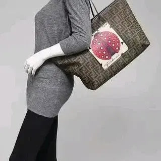 [BUNJANG] Fendi FF Jacquard Zucca Mamma Fortune Shopper Bag / 정품 펜디 FF 쟈카드 주카 맘마 Fortune 쇼퍼백