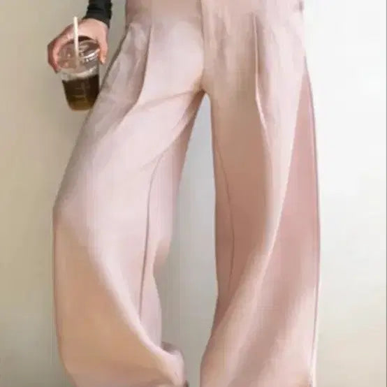 [BUNJANG] Summer Pink Slacks / 여름 핑크 슬랙스