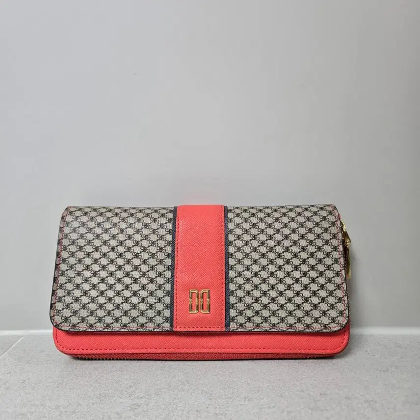 [BUNJANG] Daks Women's Leather Long Wallet (Coral) / 가격제안행사!!  닥스 여성 장지갑 코랄