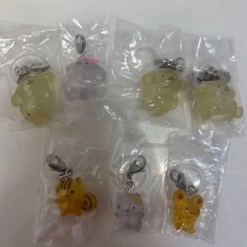 [BUNJANG] Pompompurin Friends Mejirushi 7-Piece Full Set / 폼폼푸린 프렌즈 메지루시 7종 풀세트