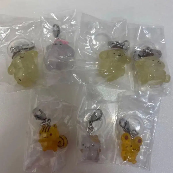 [BUNJANG] Pompompurin Friends Mejirushi 7-Piece Full Set / 폼폼푸린 프렌즈 메지루시 7종 풀세트