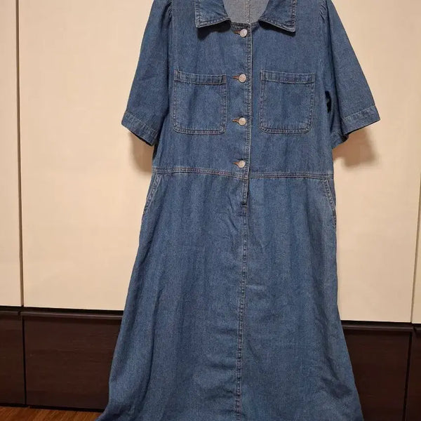 [BUNJANG] Breal Denim Midi Dress / BREAL 데님원피스 55  66