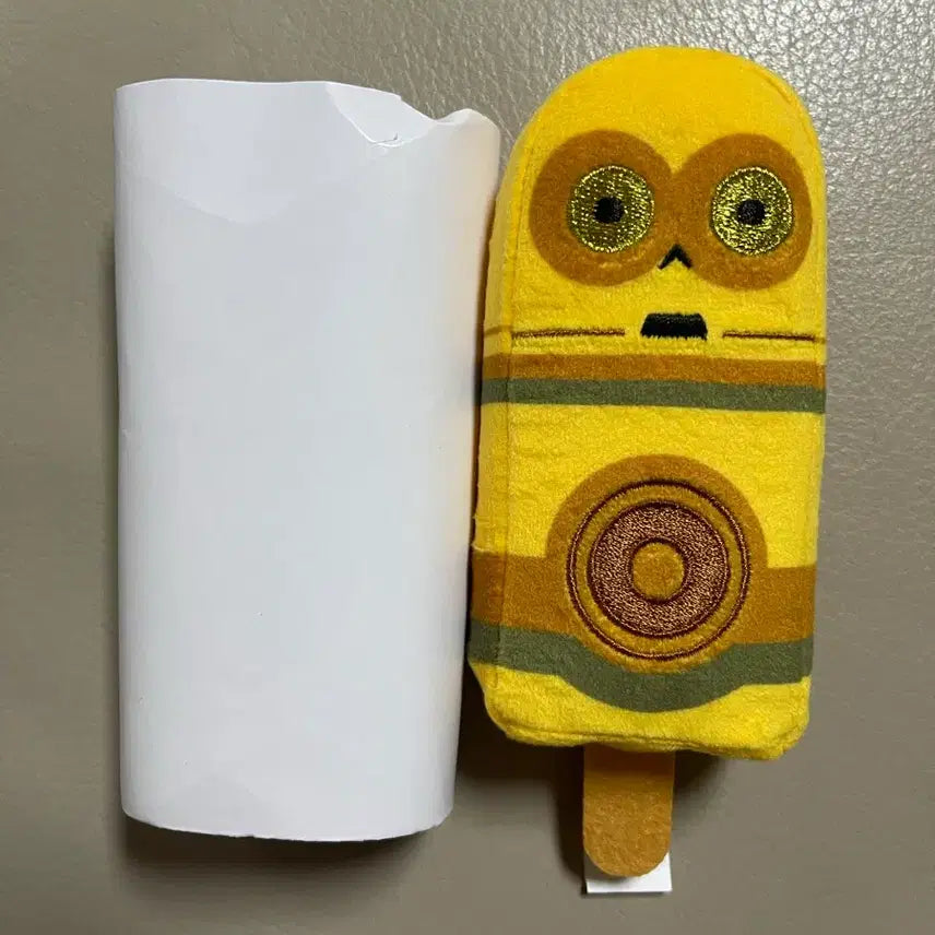 [BUNJANG] Star Wars C-3PO Ice Cream Plush Keychain / 스타워즈 아이스바 플러시 키링 C-3PO