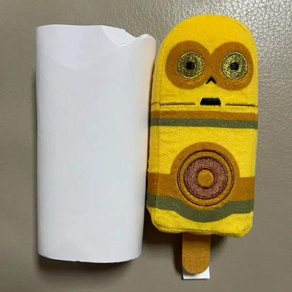 [BUNJANG] Star Wars C-3PO Ice Cream Plush Keychain / 스타워즈 아이스바 플러시 키링 C-3PO