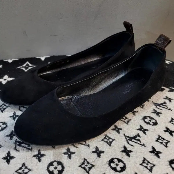 [BUNJANG] Louis Vuitton Suede Flat Shoes / 정품 루이비통 스웨이드 플랫슈즈