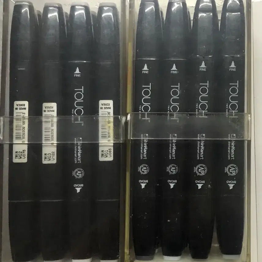 [BUNJANG] Shinhan Marker Set Gray Tones (24 Count) / 그레이 마카