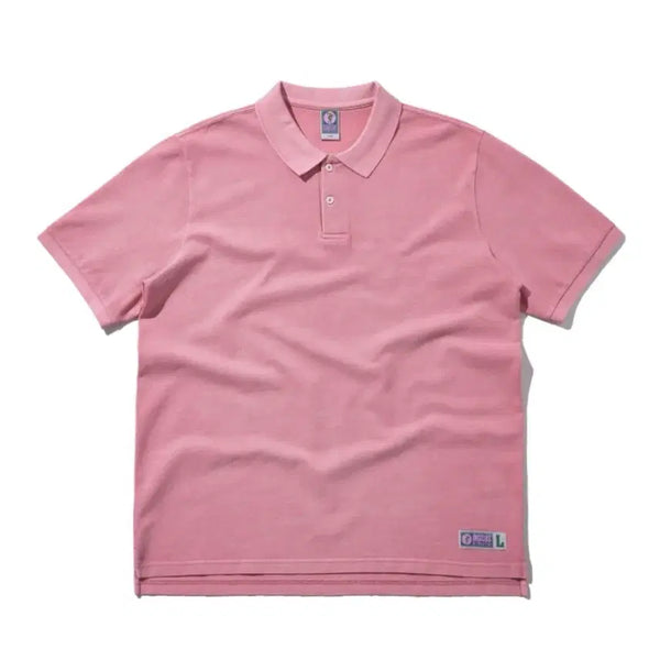 [BUNJANG] Discus Athletic Pique Polo Shirt Washed Pink XL / 디스커스애슬래틱 피케 폴로 셔츠 워시드 핑크