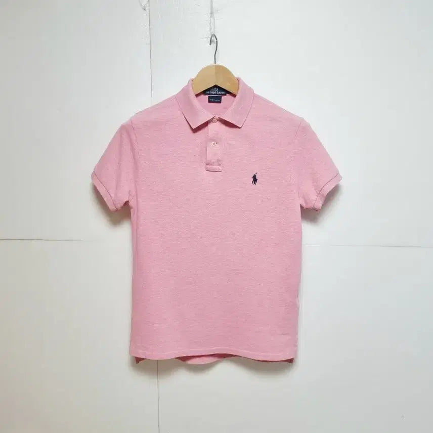 [BUNJANG] Polo Ralph Lauren Men's Short Sleeve Pique Polo Shirt Pastel Pink / 남성 폴로 POLO 반팔 카라 피케 PK 티 티셔츠