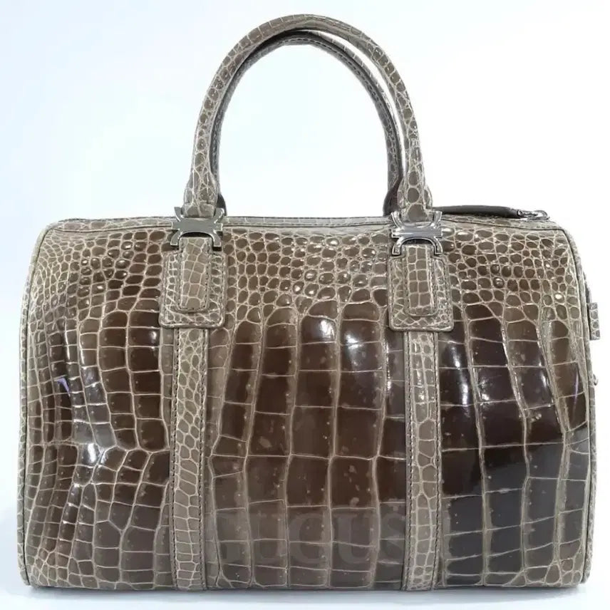[BUNJANG] Quanpen Wani Crocodile Tote Bag / 콴펜 와니 토트백(악어백)