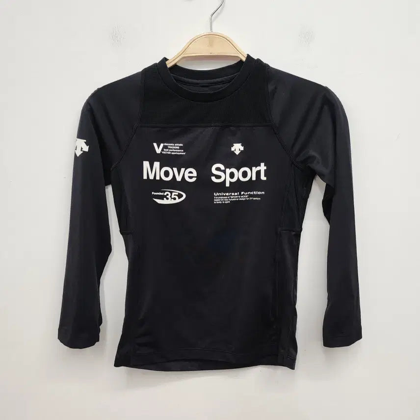 [BUNJANG] Descente Kids Rash Guard Black Size 130 (8-9 Years) / 데상트 키즈 래쉬가드 8세