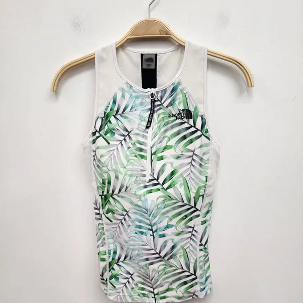 [BUNJANG] The North Face Women's Rash Guard White Green Size S / 노스페이스 여성 래쉬가드 85사이즈