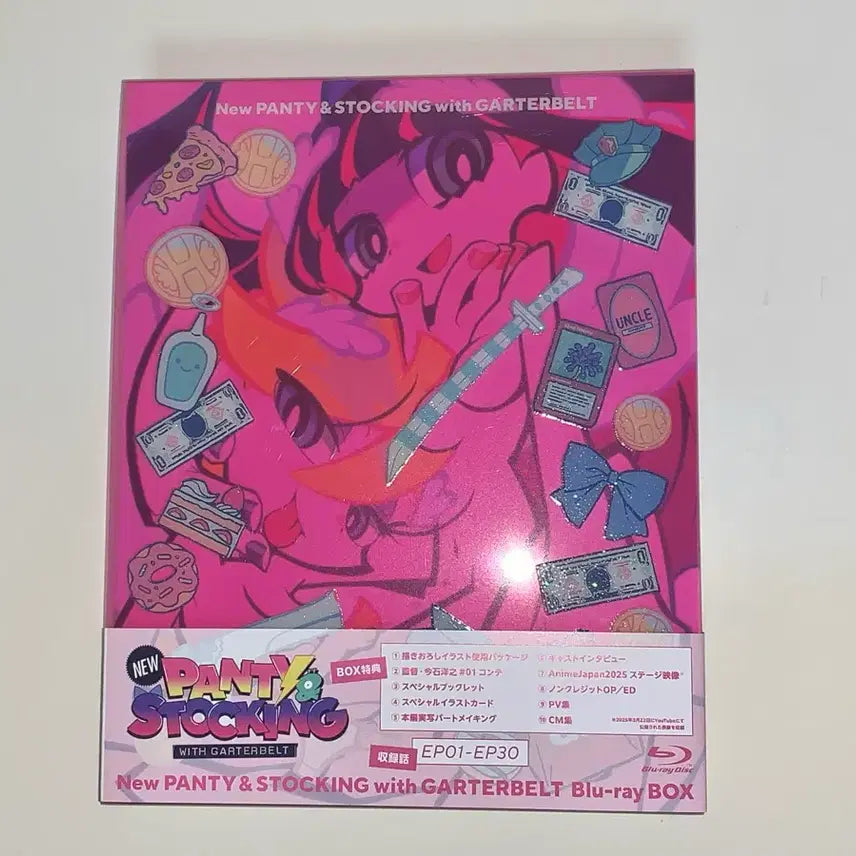 [BUNJANG] New Pants (Season 2) Blu-ray DVD: Panty & Stocking with Garterbelt / 뉴팬스가(2기) 블루레이 dvd 팬티&스타킹with가터벨트