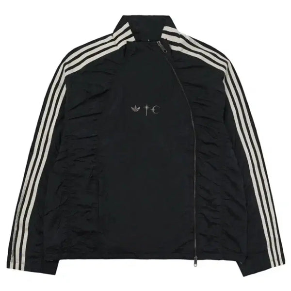 [BUNJANG] Adidas x Thug Club Woven Track Top Black Silver Metallic / L) 아디다스 떠그 클럽 우븐 트랙탑 블랙 실버 메탈릭