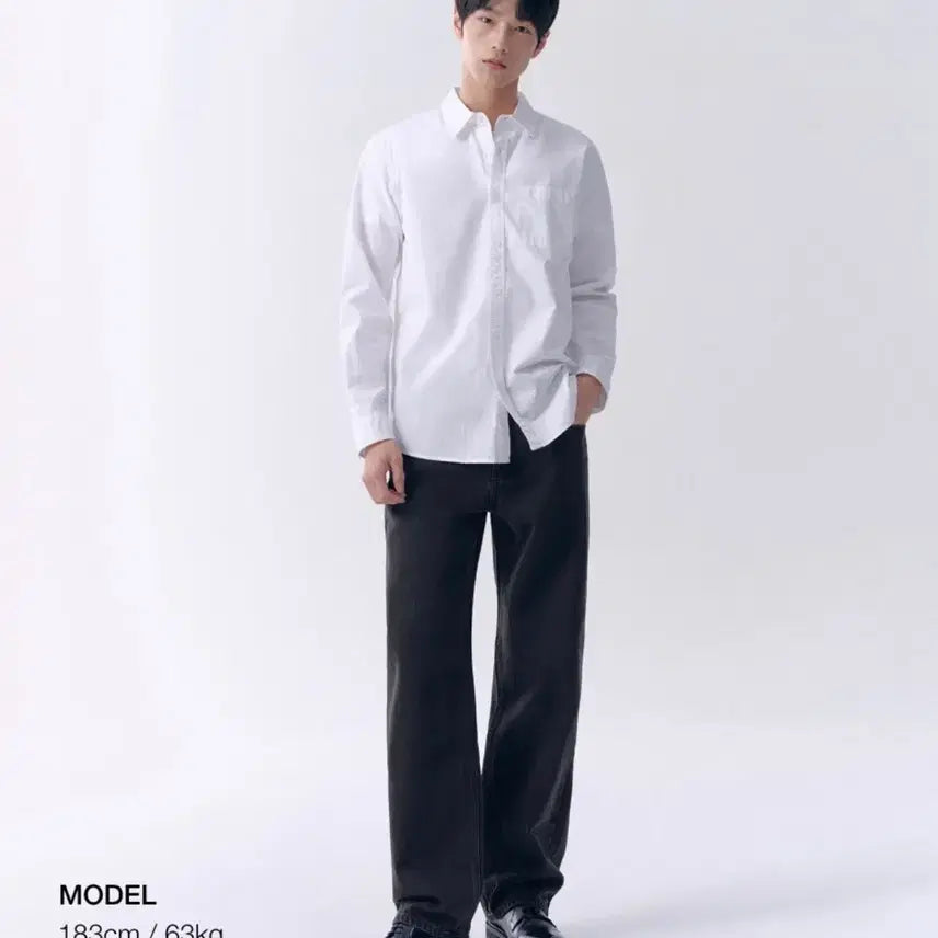 [BUNJANG] Musinsa Standard Straight Denim Pants (Washed Black) / <새것>[36] 무신사스탠다드 스트레이트 데님 팬츠 (워시드 블랙)