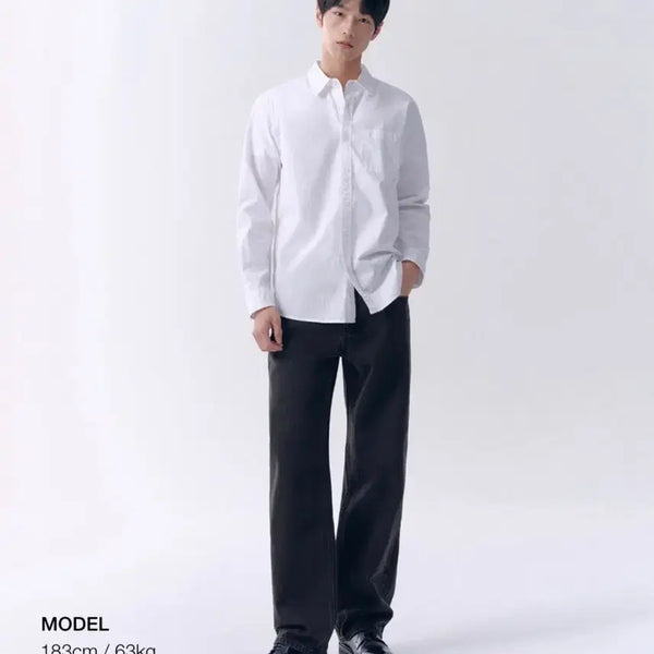 [BUNJANG] Musinsa Standard Straight Denim Pants (Washed Black) / <새것>[36] 무신사스탠다드 스트레이트 데님 팬츠 (워시드 블랙)