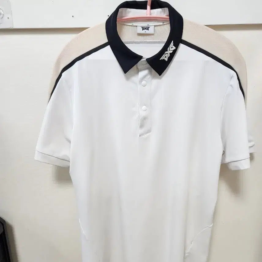 [BUNJANG] PXG Men's Hybrid Color Block Short Sleeve Polo T-Shirt / PXG 남성용 하이브리드 컬러 블록 반팔 폴로 티셔츠