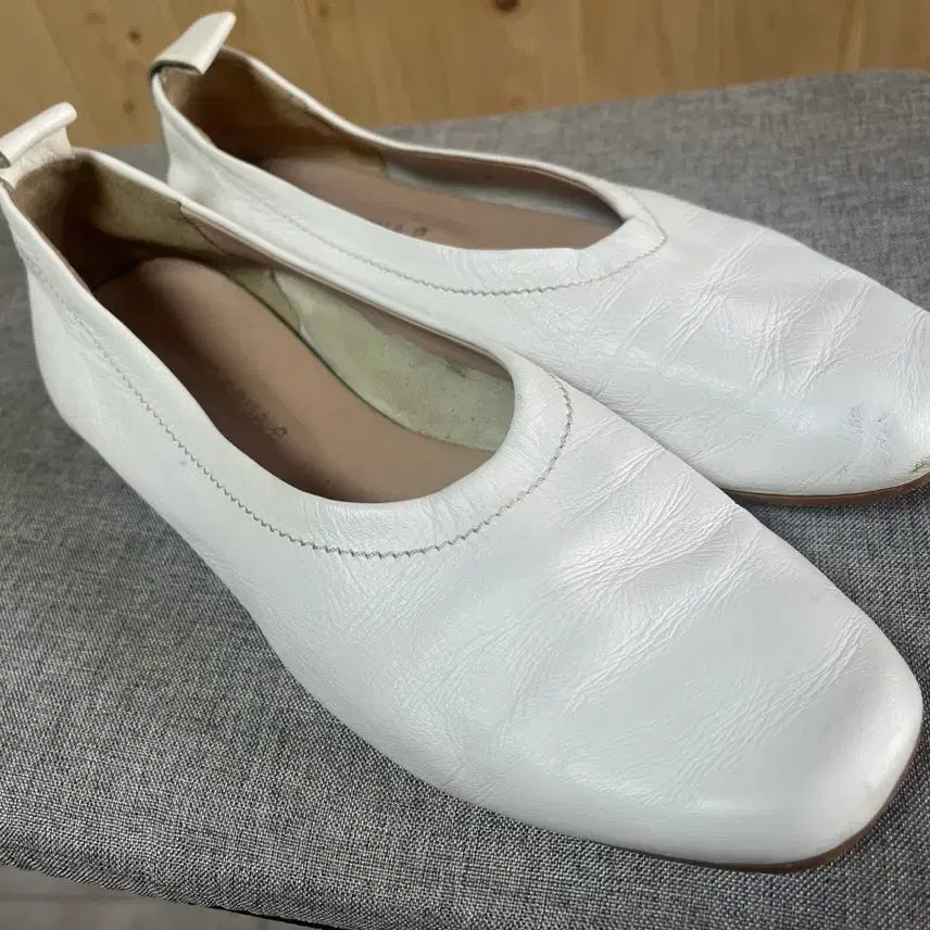 [BUNJANG] Corso Roma 9 Italian Leather Square-Toe Flats / (235)Corso Roma 9 이탈리아 가죽 스퀘어토 플랫슈즈