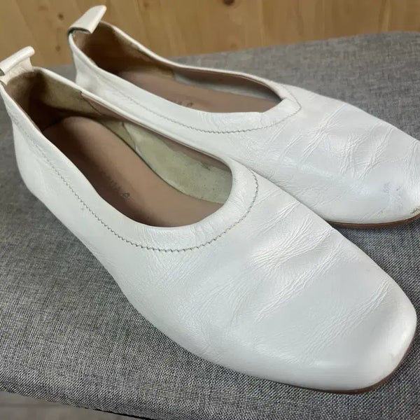 [BUNJANG] Corso Roma 9 Italian Leather Square-Toe Flats / (235)Corso Roma 9 이탈리아 가죽 스퀘어토 플랫슈즈