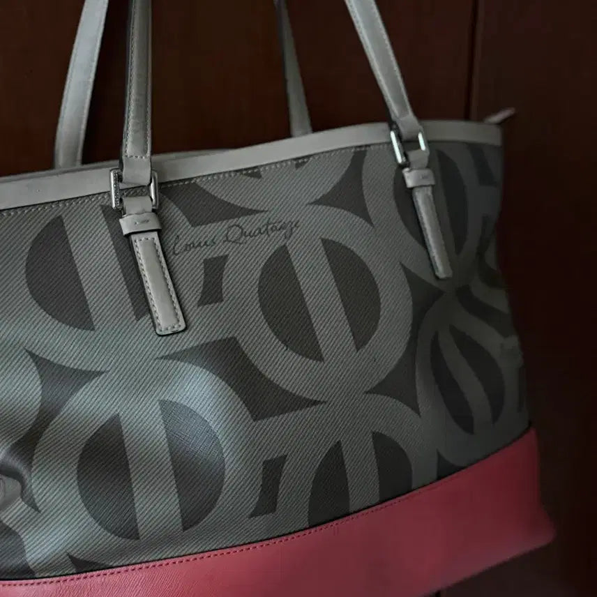 [BUNJANG] Louis Quatorze Monogram Tote Bag Pink / 루이까또즈 토트백 핑크