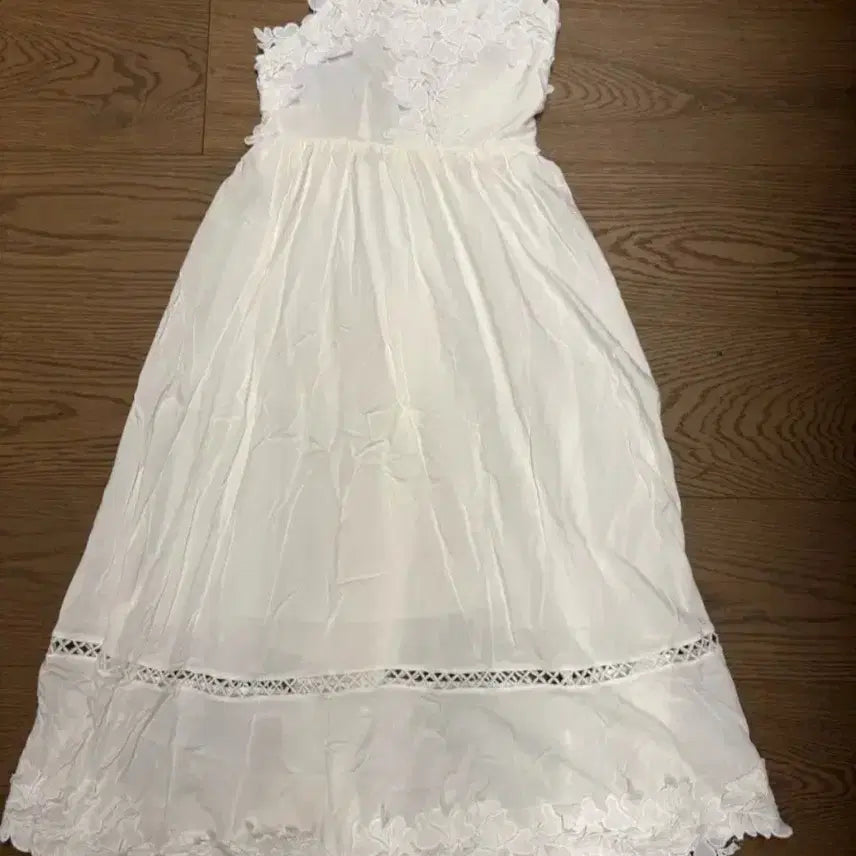 [BUNJANG] White Lace Long Dress / [휴양지원피스] 동남아 화이트 레이스 롱 원피스