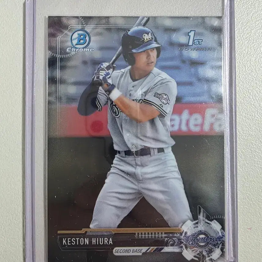 [BUNJANG] 2017 MLB KBO Kiwoom Heroes Baumann Chrome Rookie Card / (특가) 2017 mlb 케스턴 히우라 키움히어로즈 외국인선수 크롬루키