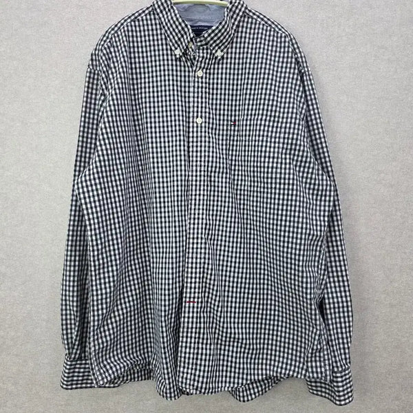 [BUNJANG] Tommy Hilfiger Gingham Check Button-Down Shirt / 타미힐피거 깅엄 체크 버튼다운 셔츠 TOMMY HILFIGER