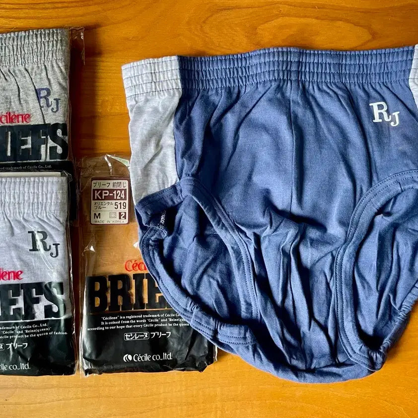 [BUNJANG] Cecilen Men's Briefs 3-Pack / 세실렌 남성 브리프 3장