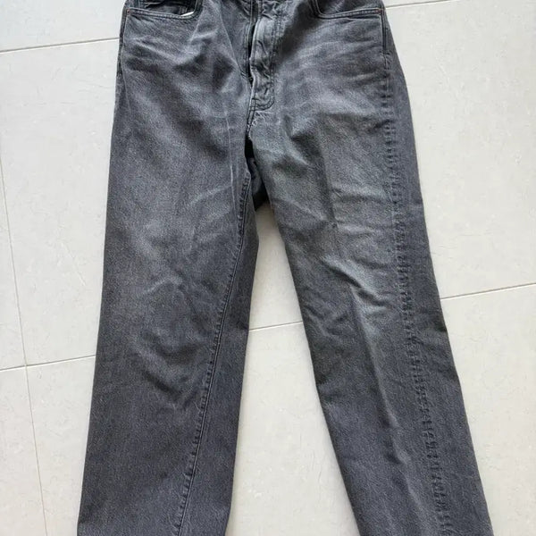 [BUNJANG] Kaptain Sunshine Skateshoe Cut Vintage Black Jeans 32 / 캡틴선샤인 스케이트슈컷 빈티지 블랙 32