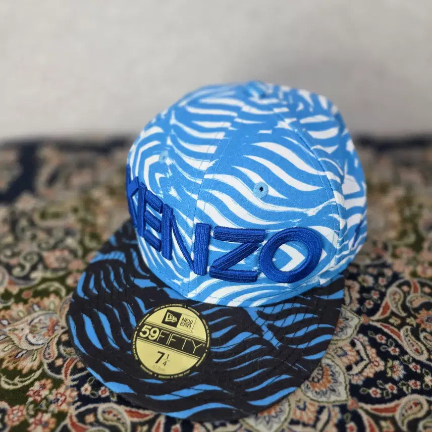 [BUNJANG] Kenzo Paris Zebra Pattern 59FIFTY Snapback / 겐조 파리 지브라 패턴 뉴에라 59FIFTY 스냅백 KENZO