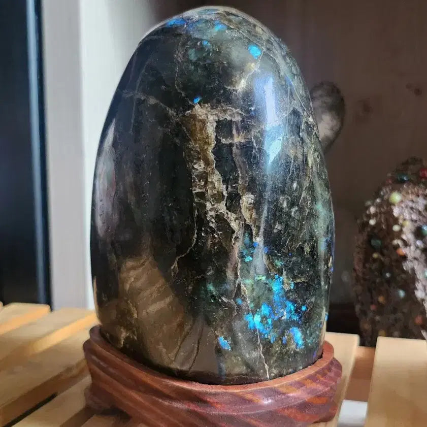 [BUNJANG] Large Labradorite Rough Stone / 대형 래브라도라이트(조회장석) 원석 광물 수석