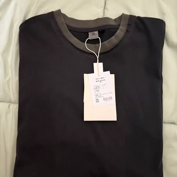 [BUNJANG] Polierter Layered Long Sleeve Deep Charcoal Sage / [3]폴리테루 레이어드 롱슬리브 딥차콜 세이지