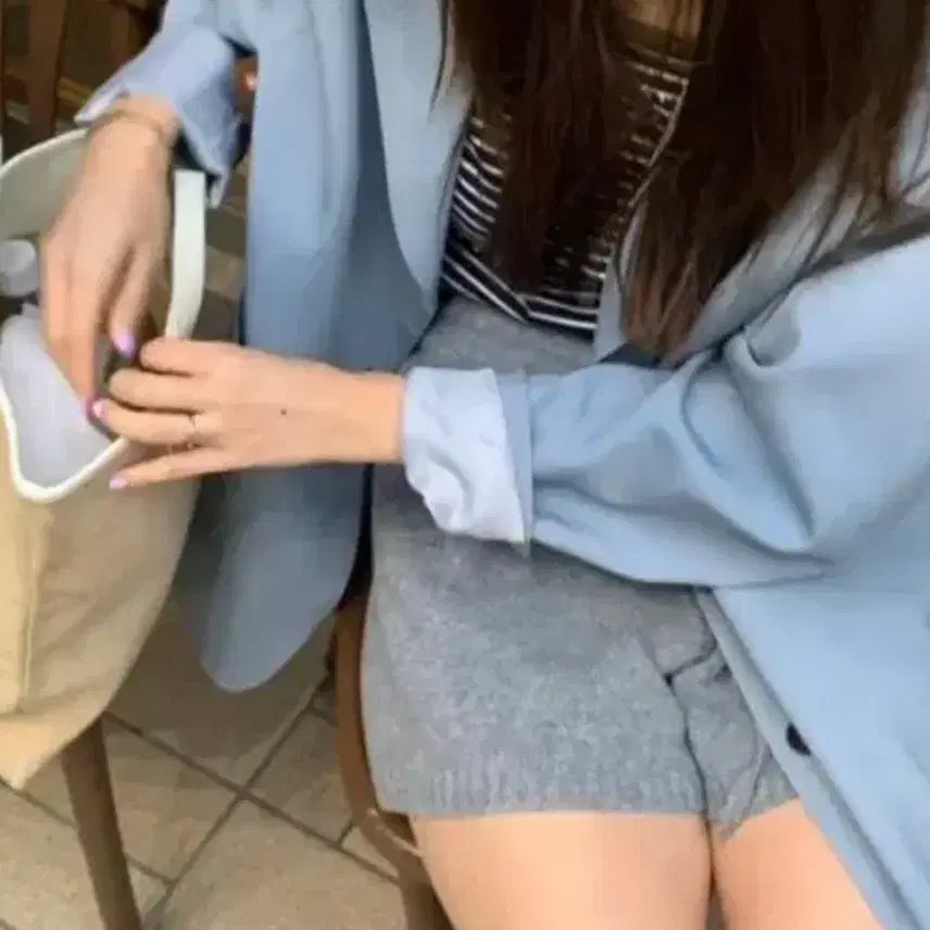 [BUNJANG] Thanat Oversized Single Jacket (Blue) / 타낫 오버핏 싱글자켓 ( blue ) 품절템
