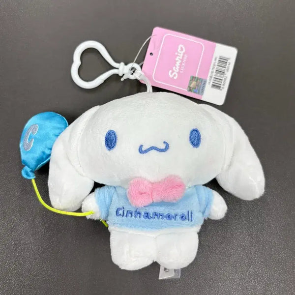 [BUNJANG] Sanrio Cinnamoroll Party Balloon Charm Doll / (미사용 10x14cm) 산리오 시나모롤 파티 풍성 키링 인형