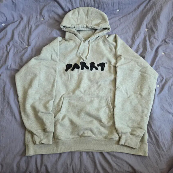 [BUNJANG] By Parra Logo Hoodie Grey XL / by parra 로고 후드티 그레이 XL 105~110
