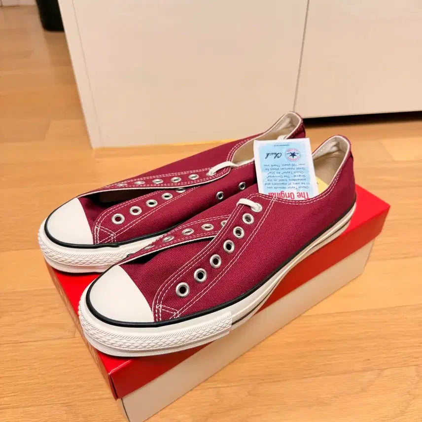 [BUNJANG] Converse Japan Burgundy Canvas Shoes / Converse Japan 컨버스 제팬 버건디 9.5