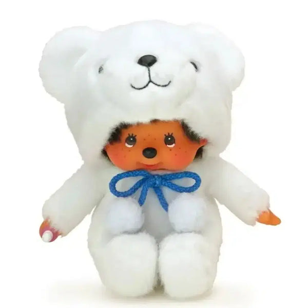[BUNJANG] Monchhichi White Polar Bear Doll / 몬치치 화이트 북극곰 베어 인형