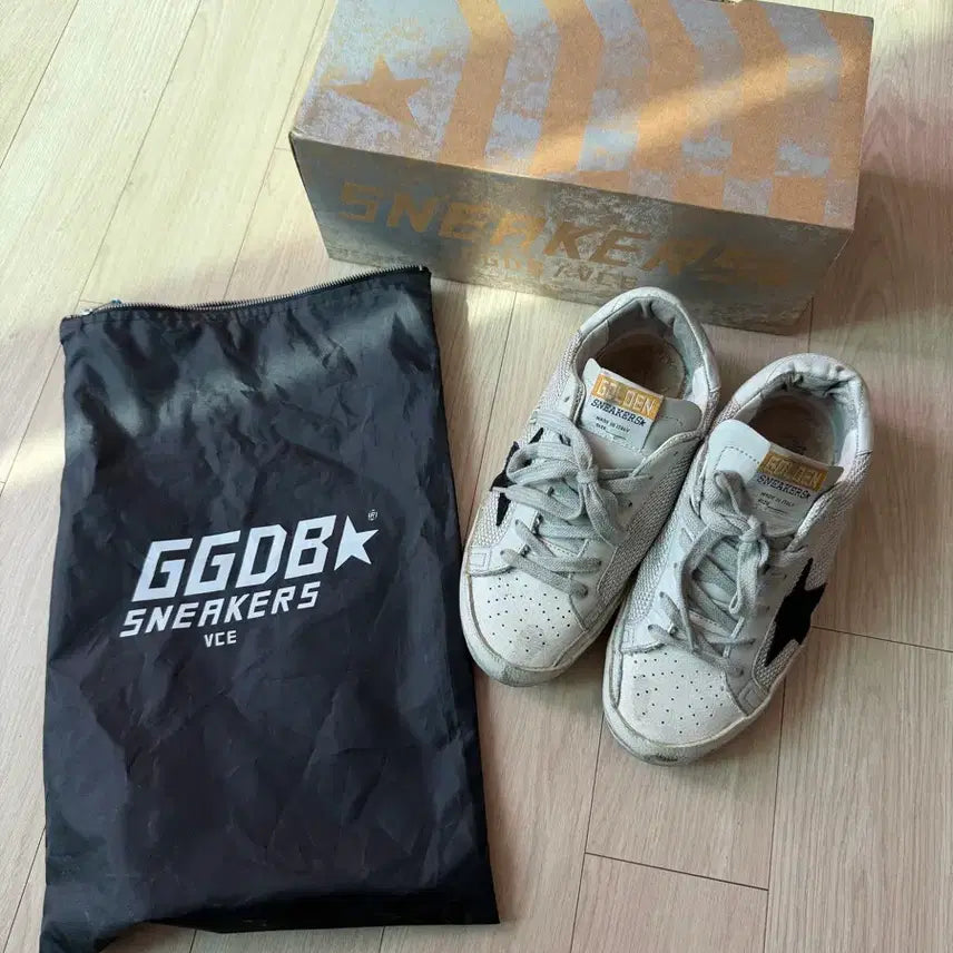 [BUNJANG] Golden Goose Superstar Greycode Sneakers / 골든구스 슈퍼스타 그레이코드 35