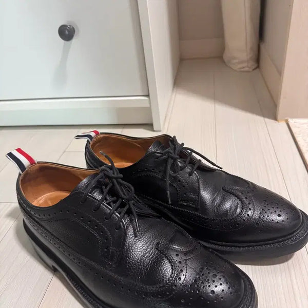 [BUNJANG] Thom Browne Pebble Grain Wingtip Shoes Black UK 6.5 / 톰브라운 페블 그레인 윙팁 슈즈 블랙 UK6.5
